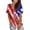a-Blue18480, variant on Womens V Neck Short Sleeve Tunic Top American Flag Print Casual T Shirt Patriotic Styles Tee For Independence Day Casual Daily Wear Stylish Top