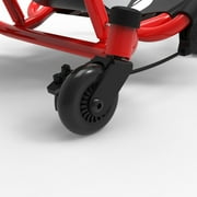 EzyRoller: Spinner - Bravo Red - Ride-On Scooter, Cambering Motion, 360 Degree Turns, Pedal Free Cart, Extendable Frame, 154lb Cap, Kids-Teens Ages 4+