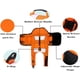 thumbnail image 4 of Chalecos salvavidas para perros Chaleco de flotación ajustable para mascotas, chalecos de flotación para mascotas con mango suave Chaleco salvavidas para mascotas (naranja, M) Rojo Verde, 4 of 5