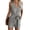 Grey, variant on Venzia Womens Casual V Neck Romper Bow Knot Sleeveless Summer Short Jumpsuit with Pockets