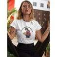thumbnail image 2 of Sloth W Surfboard Freedom Shaped T-Shirt Women -Image by Shutterstock, Female XX-Large, 2 of 4