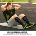 thumbnail image 2 of 6 Pairs Medical Sport Compression Socks - 15-20mmhg Graduated Knee-High Support for Men & Women, Ideal for Soccer, Running, and Nurses, 2 of 7