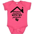 thumbnail image 3 of Inktastic Nicu Graduate Officially Moving in with My Parents Boys or Girls Baby Bodysuit, 3 of 5