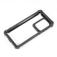 thumbnail image 4 of Samsung Galaxy S20 ULTRA (6.9") Phone Case Clear Transparent Full Body Heavy Duty Protection Frame Bumper Two Tone Tough Hybrid Shockproof Rugged Rubber TPU [BLACK] Cover for Samsung Galaxy S20 Ultra, 4 of 8