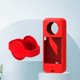 thumbnail image 4 of Funda Protectora Silicona Repuesto para La Nueva Cámara Acción Panorámica Shadow Stone Insta360 X3 Una Lente X3 Carcasa Protectora Blanda A Prueba Polvo Impermeable Y A Prueba Caídas A515 (rojo), 4 of 8