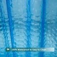 thumbnail image 5 of Blue EVA 3D Shower Curtain, 100% Waterproof Liner with 12 Metal Grommets, 3 Weighted Magnets, 72x72 Inch for Bathroom, Shower Enclosure, Tub, 5 of 6