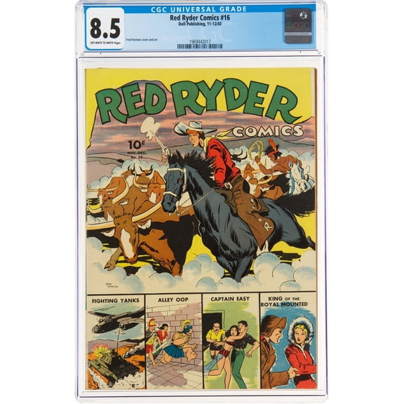 Red Ryder Comics #16 - CGC 8.5 Comic Book