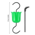 4 Packs Hummingbird Feeder Guard Moat Flower Hummingbird Feeders Hooks