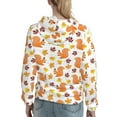 thumbnail image 7 of Sigee Cartoon Squirrel for Women's Pullover Hoodie Sweatshirts Adult Casual Long Sleeve Sweatshirts ,Sizes S-2XL-Medium, 7 of 7