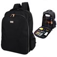thumbnail image 3 of Cosmetic Organizer, Black Multi Function Hairdressing Backpack, Professional Travel Use Outdoor Use For Hair Stylist Barber Use, 3 of 8