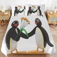 thumbnail image 1 of Pinggu Ensemble de Housses de Couette Douce et Facile à Entretenir, Compatible Machine, Ajout de Chambre, 1 of 5