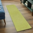 thumbnail image 6 of Vintage Fruit Green Runner Rug 2x6 Washable Kitchen Rug Non-Slip Lightweight Thin Soft Low Pile Bathroom Runner Farmhouse Retro Solid Color Linen Texture Carpet for Hallway Laundry Room Bedroom, 6 of 8