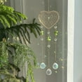 thumbnail image 5 of Usloyux Under $5 Crystal Wind Chime with Heart Pendant, Natural Stone Sun Catcher, Outdoor Garden Patio Hanging Decor for Home and Meditation Space Enhancement, 5 of 6