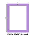 thumbnail image 2 of Pansy Purple Picture Frame Mat for 12x16 Frames - Fits 10x14 Photos - 50 Mats, 2 of 7