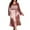 A-Pink115, variant on Womens Nightshirts Trendy Satin Tie Dye Waist-Tie Slim Fit Robe Nightgown Oversized Solid-Color Long Sleeve Mid Length Pleasure Sleepdress