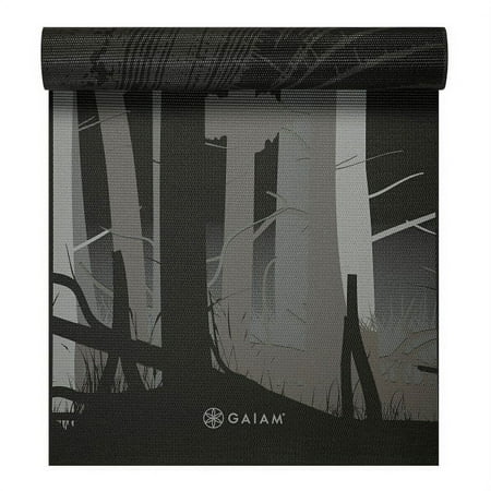 Gaiam Premium Reversible Yoga Mat, Deep Forest, 6mm