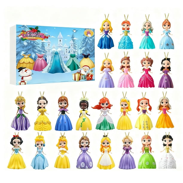 Calendario Adviento 2025 Princesa Fun Play Party Favor Los Regalos Navidad (c)