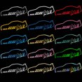 thumbnail image 4 of Pegatina de vinilo para coche, 13 x 5 cm, Paul Walker, Rápido y furioso, pegatina reflectante de moda para coche, pegatinas divertidas en 3D, calcomanías para estilizar el coche, 4 of 5
