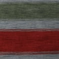 thumbnail image 5 of Rugsotic Carpets Hand Knotted Wool Area Rug 5'x8' Green Blue Contemporary Rectangle Indoor Rug for Living Room, Bedroom Antimicrobial L00214, 5 of 9