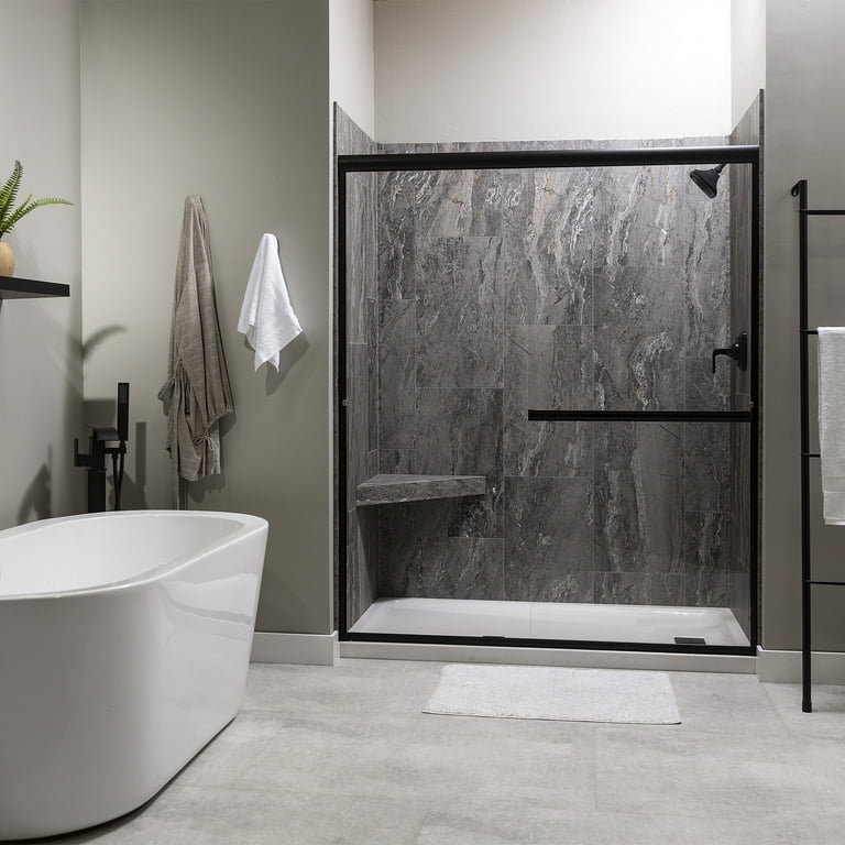 Carrara Marble Corner Seat For Tile Shower Shower Stall Carrara