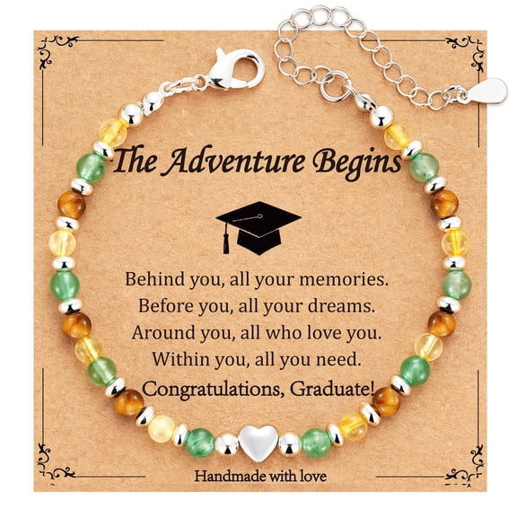 APSVO 2026 Graduation Gifts for Her Inspirational Bracelet Class of 2026 Primary School Middle School High School College Graduation Gifts for Graduates Teen Adults Teenage Women Jewelry Gifts Ideas