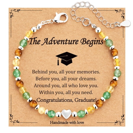 APSVO 2026 Graduation Gifts for Her Inspirational Bracelet Class of 2026 Primary School Middle School High School College Graduation Gifts for Graduates Teen Adults Teenage Women Jewelry Gifts Ideas