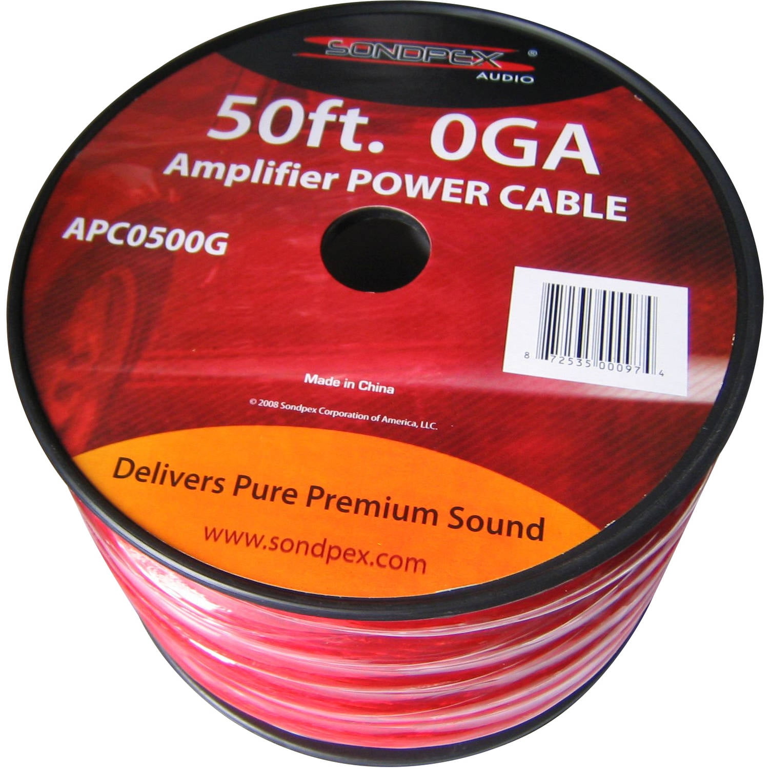 0GA 50' Power Cable