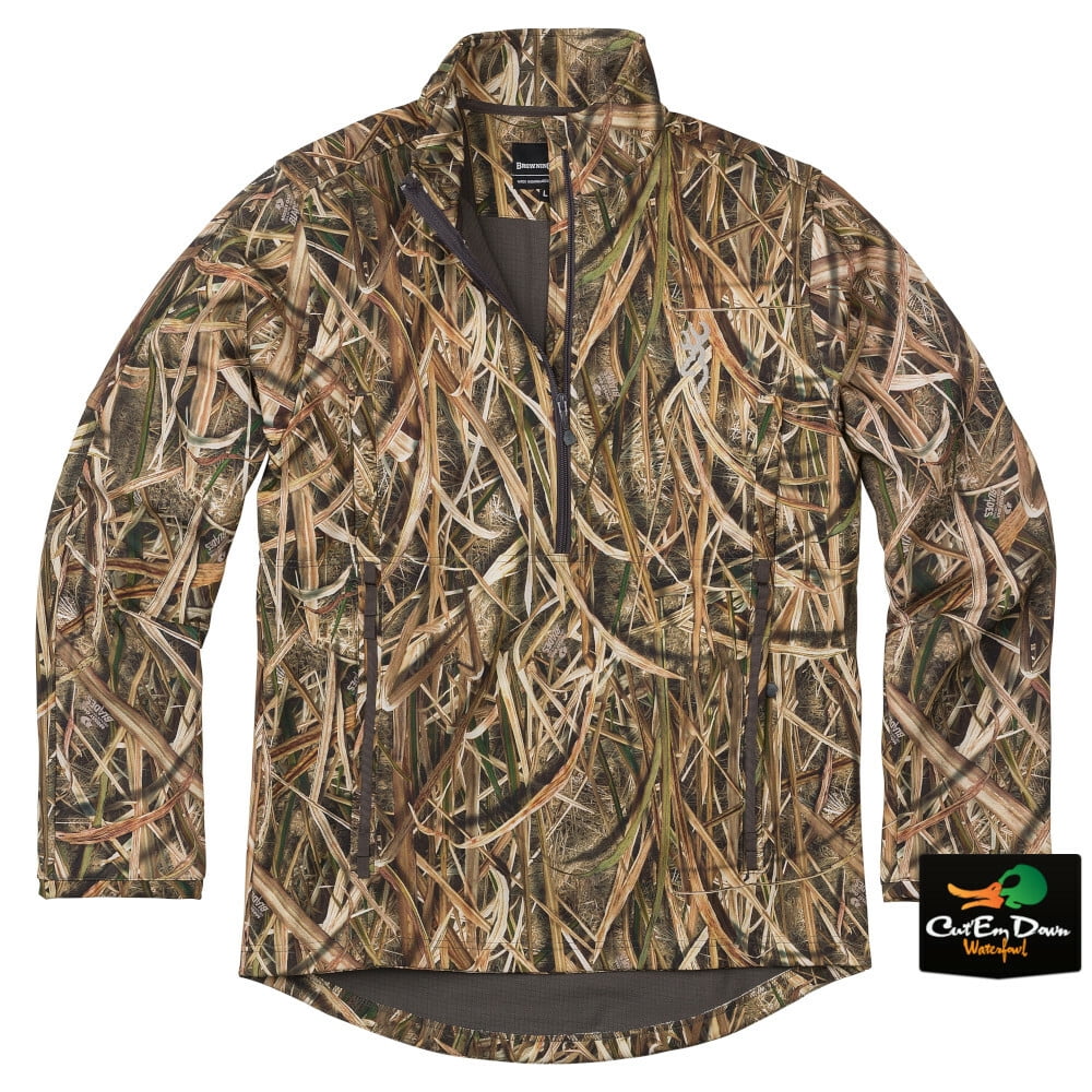 BROWNING WICKED WING 1/4 ZIP SMOOTHBORE JACKET SHADOW GRASS BLADES
