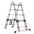 thumbnail image 3 of Escalera Telescópica Tijera de 3.8 m Multiusos, Compacta y Ajustable, Alta Estabilidad (1.9+1.9) KECOMPRAS ESCALERA TELESCÓPICA TIPO TIJERA, 3 of 5