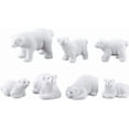 thumbnail image 2 of Figura decorativa de oso polar en miniatura con forma de oso polar, minianimales, 10 unidades, 2 of 5