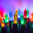thumbnail image 2 of Wintergreen Lighting LED Christmas Tree Lights, T5 Mini Lights, LED String Lights, Christmas String Lights, 50 Lights, Green Wire, 2 of 7