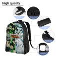 thumbnail image 3 of Hunter × Hunter Backpack, Large Capacity Bookbag For College Travel, 16.1x11.8x6.5 Inch, 3 of 8
