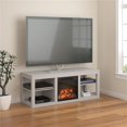 thumbnail image 2 of Ameriwood Home Parsons Cheminée Électrique TV Stand en Gris Colombe, 2 of 5
