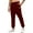 2012#Wine, variant on Men's Tapered Fleece Sweatpants - Elastic Waist with Pockets, Athletic Fit for Gym & Workout - Mens Joggers with Pockets​ Beige L