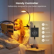 Glocusent Adjustable Flexible Eye Lamp, 36 LED Clip-on Reading Light for Desk, Bed Headboard & Computer