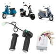 thumbnail image 1 of Brushed Speed Controller, DC12V 500W Brushed Speed Controller With Twist Grip Brush Motor Control Box For Electric Bike Scooter, 1 of 8