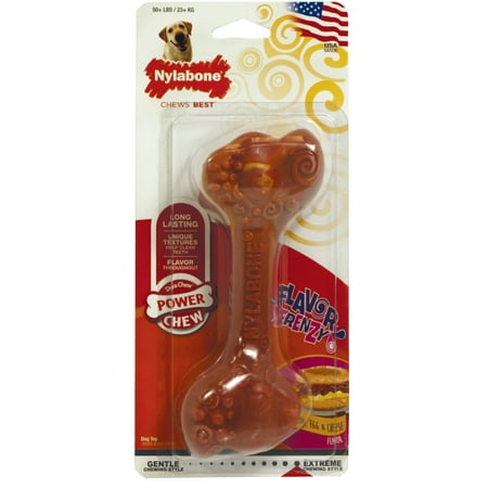 UPC: 0018214833741 | Nylabone Flavor Frenzy Power Durable Chewable Dog Toy Bacon Egg & Cheese XL
