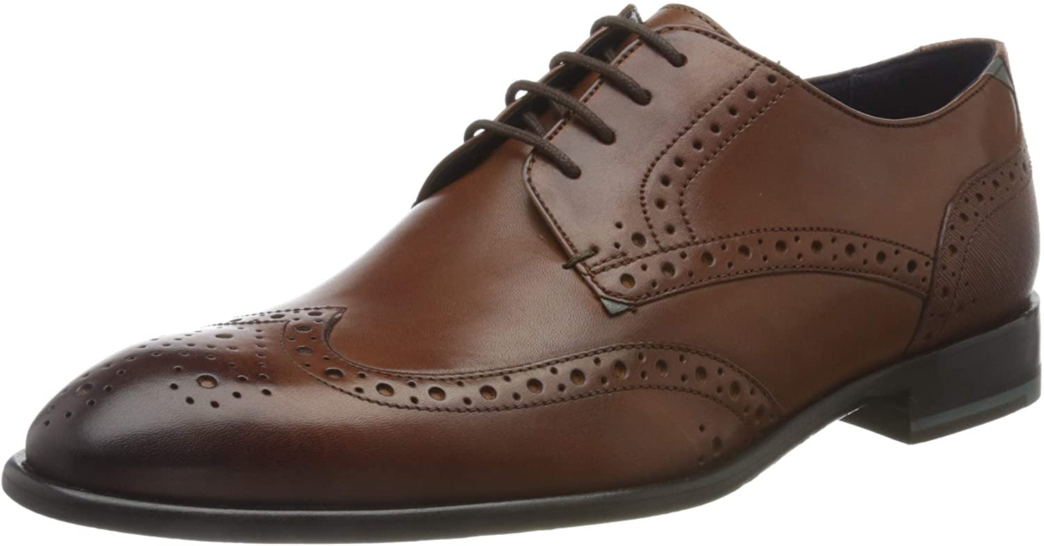 Ted Baker Mens Brown Leather Umbber Shoes