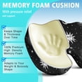 thumbnail image 5 of Premium Gel & Memory Foam Seat Cushion–Doctor Recommended Office Chair Cushion,Car Seat Cushion–Chair Cushions for Back & Sciatica Pain Relief–Seat Cushions for Office & Desk, 5 of 6