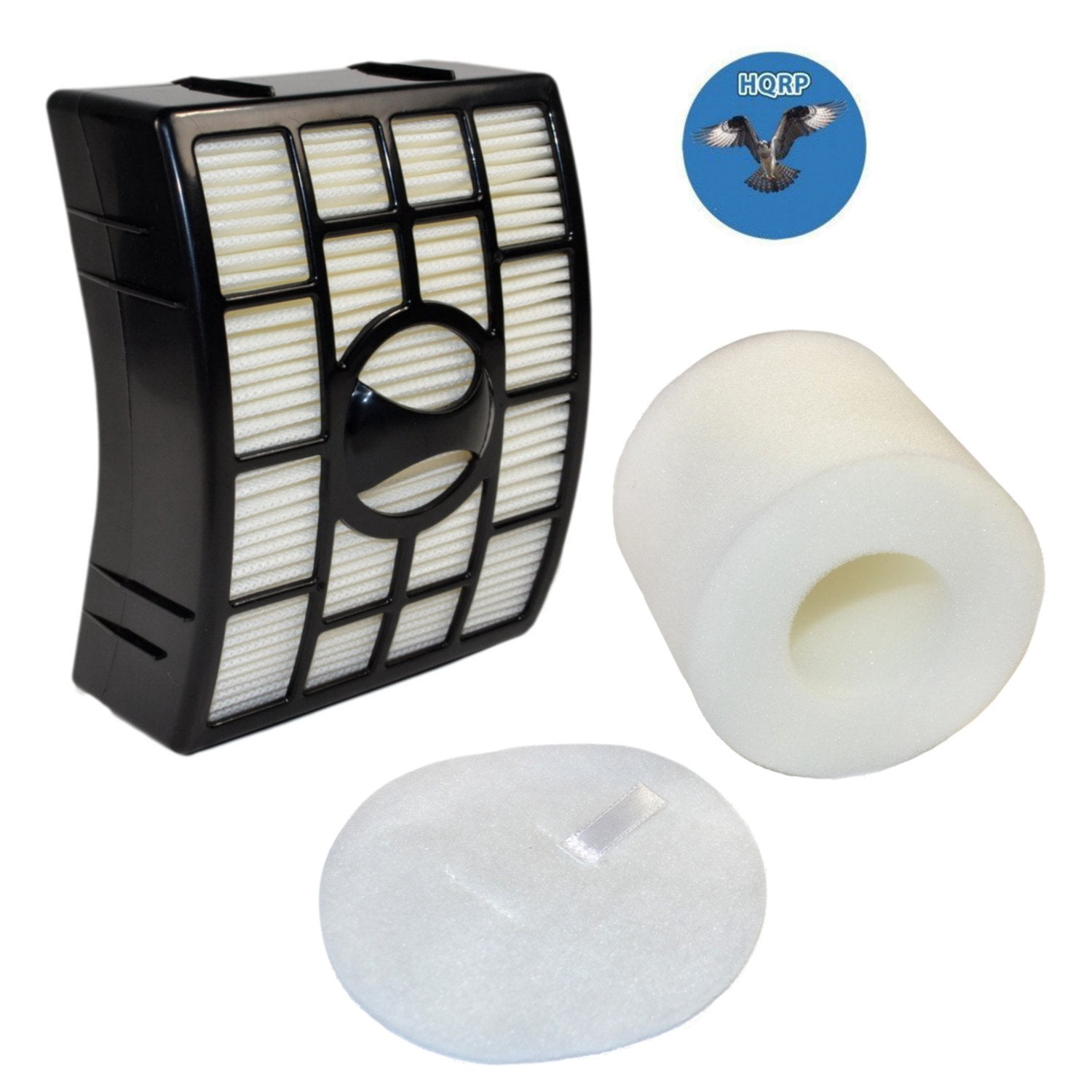 Hqrp Filter Kit For Shark Rotator Nv750 Series Nv750w Nv751 Nv752 Nv750ref Powered Lift-away Upright Vacuum Cleaners (hepa + Foam\u0026felt Filters) + Hqrp