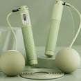 thumbnail image 2 of Xingzhi Jump Anywhere Cordless Jumping Rope For On Go Workouts Handle Is Wear-resistant And Not Easy To Slip Sky Blue Ball, 2 of 6