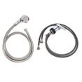 thumbnail image 2 of Shampoo Bowl Faucet 100cm Pipe 120cm Soft Hose Shampoo Bed Sprayer Kit with Booster Sprayer M Size, 2 of 14