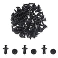 thumbnail image 2 of Unique Bargains 50Pcs Voiture Noire Rivets en Plastique Tronc Porte Pare-Chocs Vis Clip de Fixation 7mm, 2 of 2