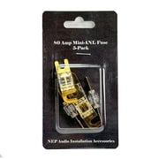 NEP Audio 5 Pack 80 Amp Mini ANL Fuse  Gold Plated Car Audio