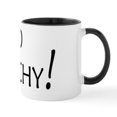 thumbnail image 2 of CafePress - No Touchy! Mug - 11 oz Ceramic Mug - Novelty Coffee Tea Cup, 2 of 6