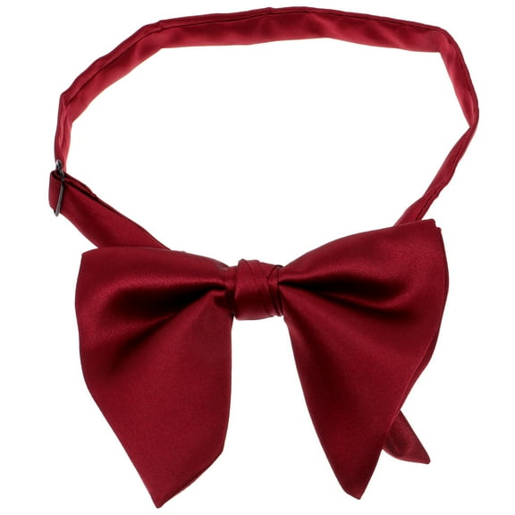 PTOOTP Mens Pre Tied Red Bow Tie Polyester Fabric Groom Bowtie Perfect for Wedding Suit