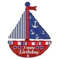 thumbnail image 2 of Nautical Theme 1st Birthday Party Supplies Sailboat Balloon Bouquet Decorations, 2 of 8