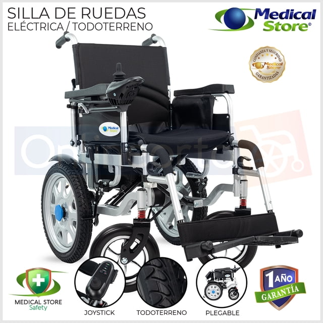Silla De Ruedas Eléctrica Plegable Llanta Neumática Medical Store Medical Store 101G
