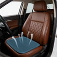thumbnail image 1 of Cojín para asiento de coche para refrescarse en verano: diseño de malla transpirable con rápida disipación del calor y alivio de la presión para mayor comodidad al conducir., 1 of 6