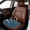 Army Green, variant on Universal Ventilated Silicone Car Seat Cushion, Breathable Cool Summer Seat Pad, Portable Comfort Cushion, for Car Interior Home Office Multi-Scene Use